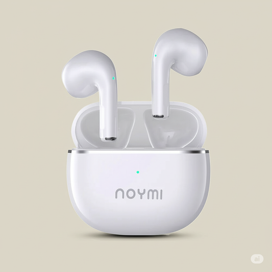 White ET 219 True Wireless Bluetooth Earbuds