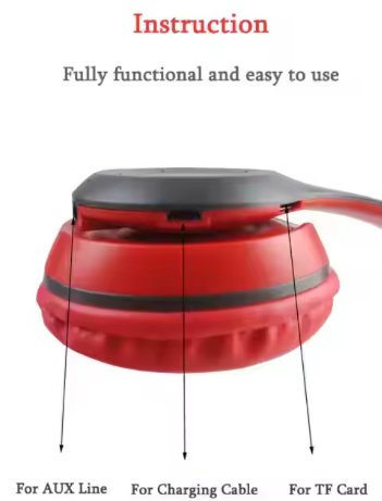 P47 Wireless Over-Ear Headphones | Foldable Bluetooth Stereo Headset with Mic